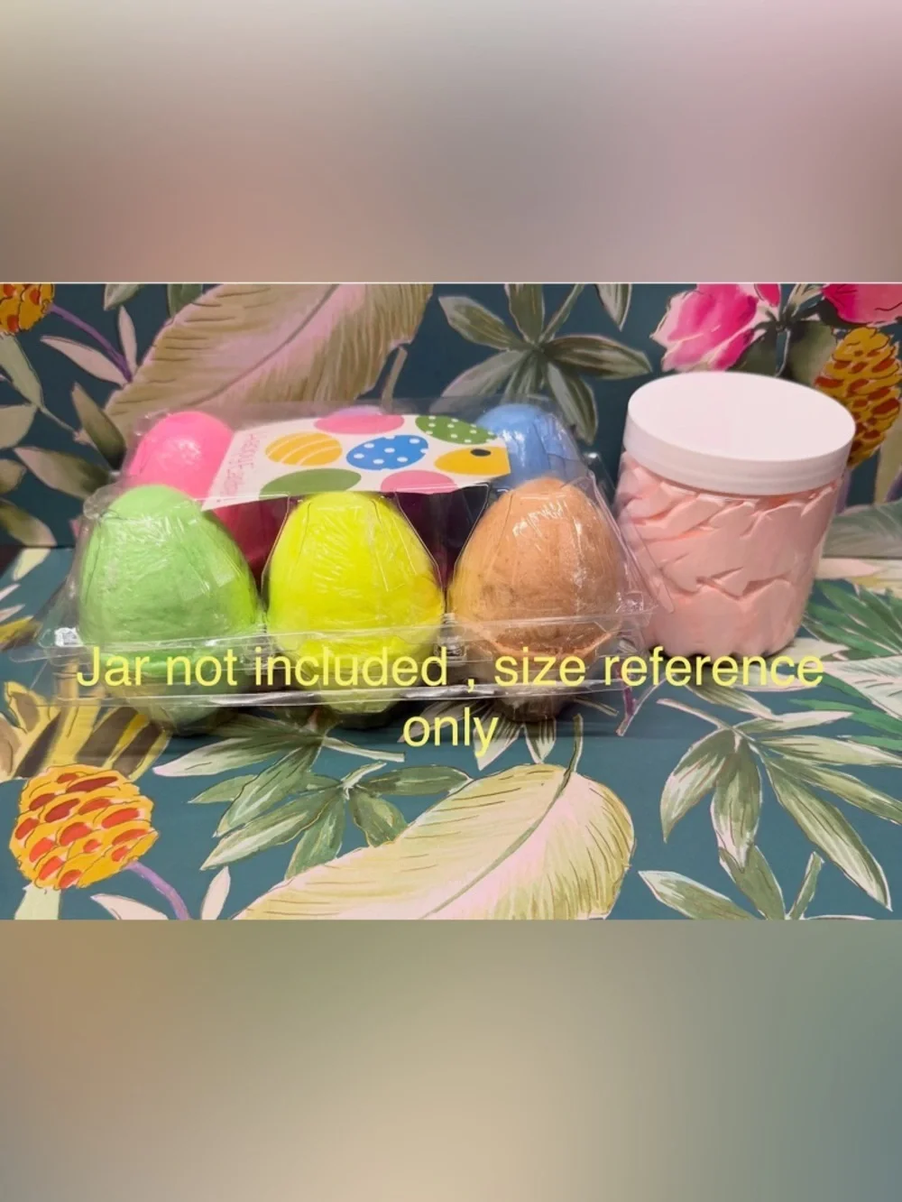 Aminnah Easter Egg Bath Bomb Set 6pc Large Individually Wrapped NWT